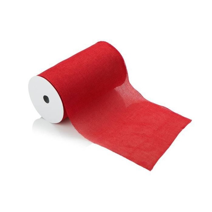 DECO JUTA 15CMX10MT ROSSO